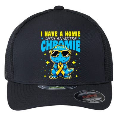 I Have A Homie With An Extra Chromie Flexfit Unipanel Trucker Cap