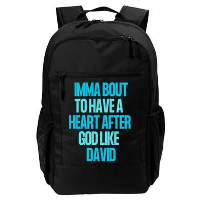 Inspirational Heart After God Like David Backpack