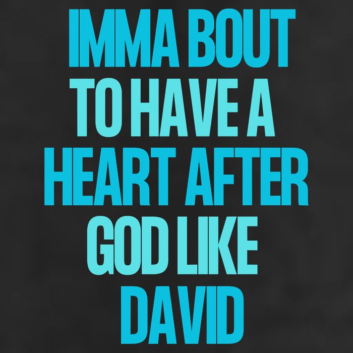 Inspirational Heart After God Like David Beanie