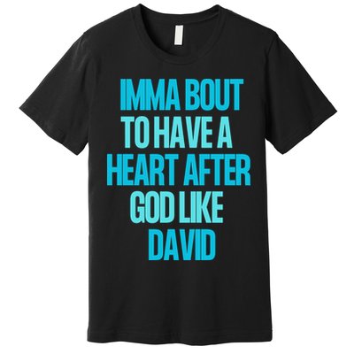 Inspirational Heart After God Like David Premium T-Shirt