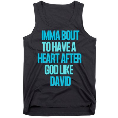 Inspirational Heart After God Like David Tank Top