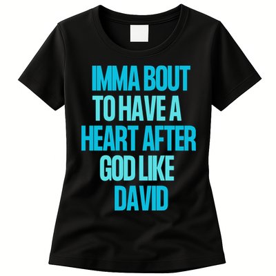 Inspirational Heart After God Like David Womens T-Shirt