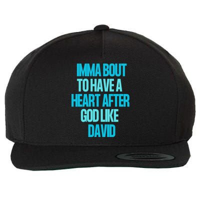 Inspirational Heart After God Like David Wool Snapback Cap