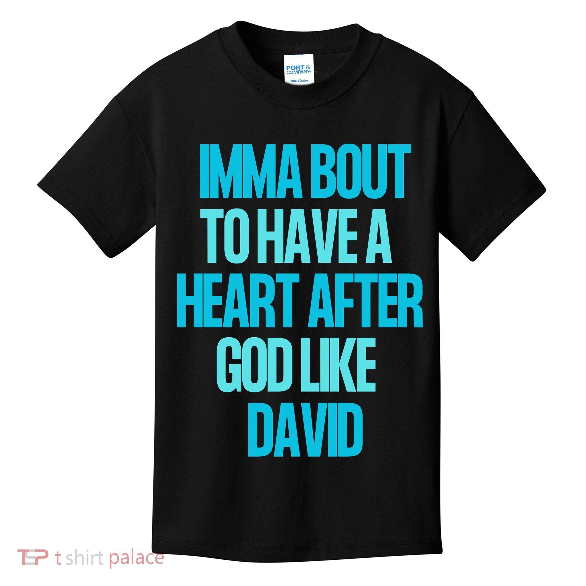Inspirational Heart After God Like David Kids T-Shirt
