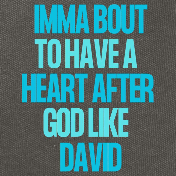 Inspirational Heart After God Like David Cotton Canvas Backpack