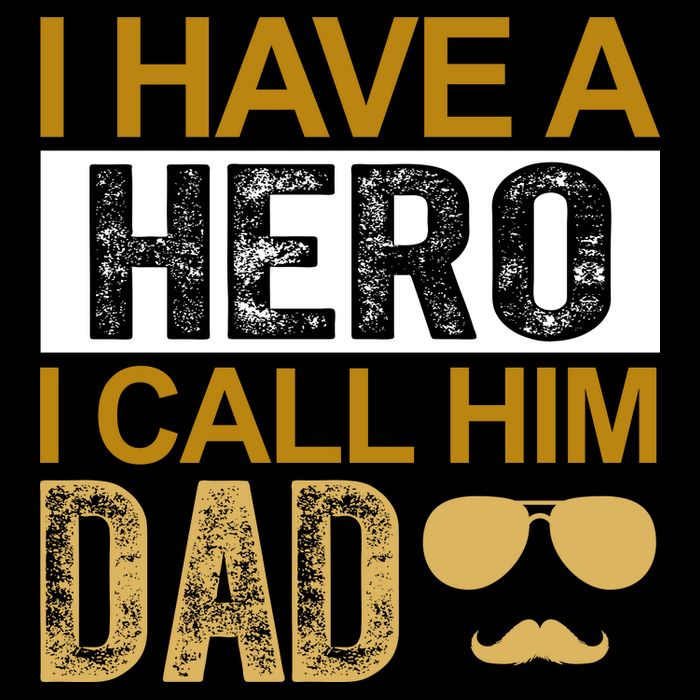 I Have A Hero I Call Him Dad Fathers Day Backpack
