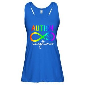 Infinity Heart Autism Awareness Acceptance Gift Ladies Essential Flowy Tank