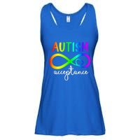 Infinity Heart Autism Awareness Acceptance Gift Ladies Essential Flowy Tank