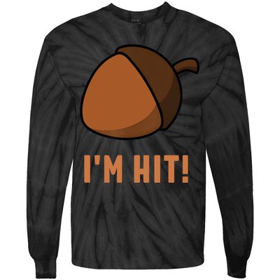 Im Hit Acorn Meme Funny Cop Parody 2024 Police Tie-Dye Long Sleeve Shirt