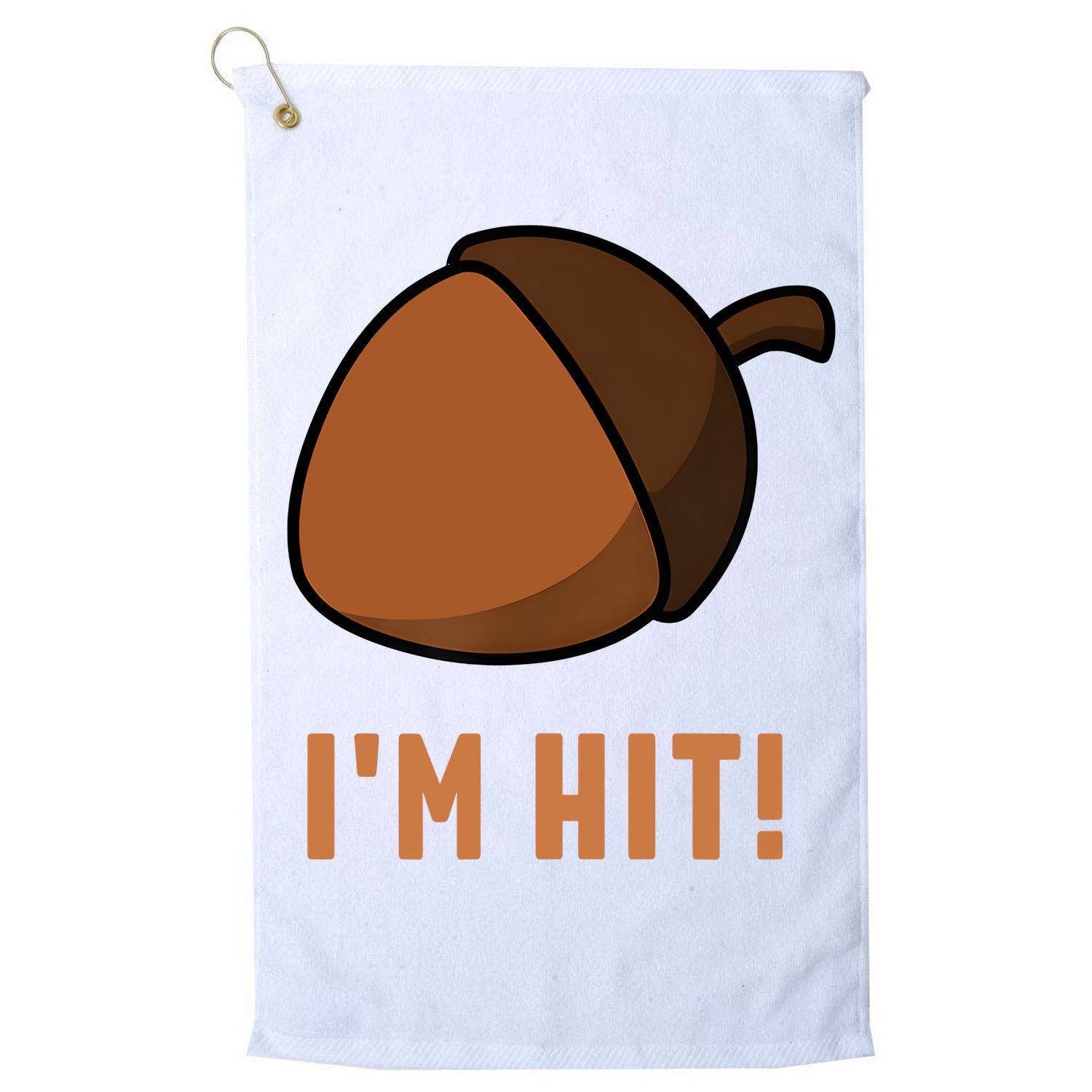 Im Hit Acorn Meme Funny Cop Parody 2024 Police Golf Towel