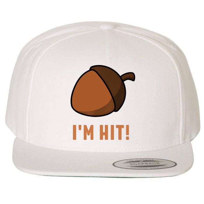 Im Hit Acorn Meme Funny Cop Parody 2024 Police Wool Snapback Cap