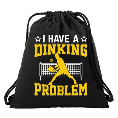 I Have A Drinking Problem Pickleball Paddle Drawstring Bag