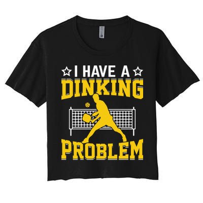 I Have A Drinking Problem Pickleball Paddle Crop Top