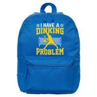 I Have A Drinking Problem Pickleball Paddle 16 in Basic Backpack