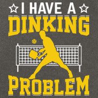 I Have A Drinking Problem Pickleball Paddle Cotton Canvas Backpack