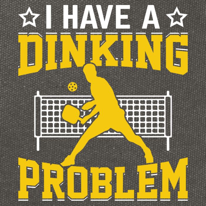 I Have A Drinking Problem Pickleball Paddle Cotton Canvas Backpack