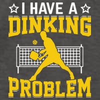 I Have A Drinking Problem Pickleball Paddle Vector Backpack