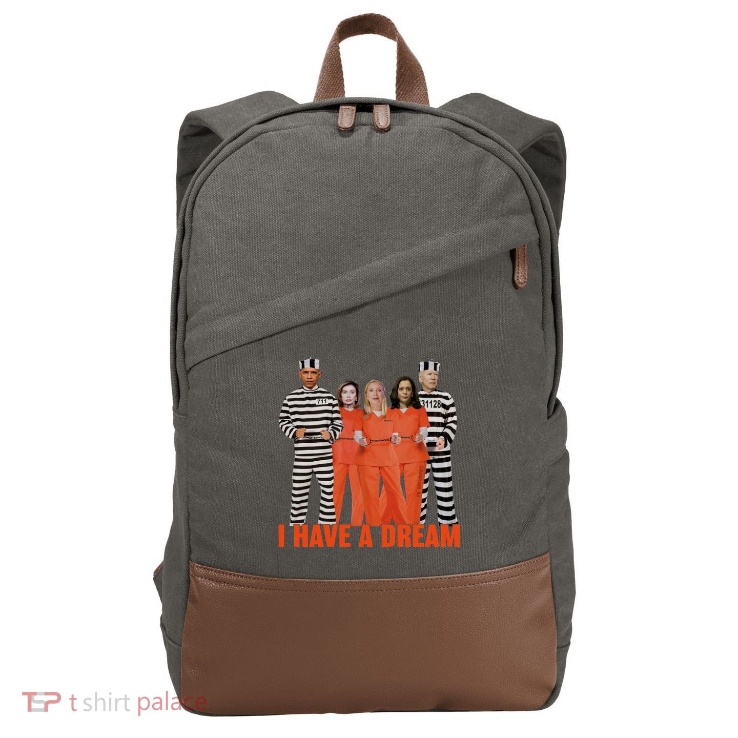 I Have A Dream Cotton Canvas Backpack