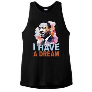 I Have A Dream Martin Luther King Jr. Mlk Day Ladies PosiCharge Tri-Blend Wicking Tank