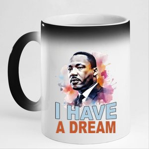 I Have A Dream Martin Luther King Jr. Mlk Day 11oz Black Color Changing Mug