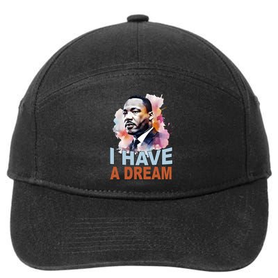 I Have A Dream Martin Luther King Jr. Mlk Day 7-Panel Snapback Hat