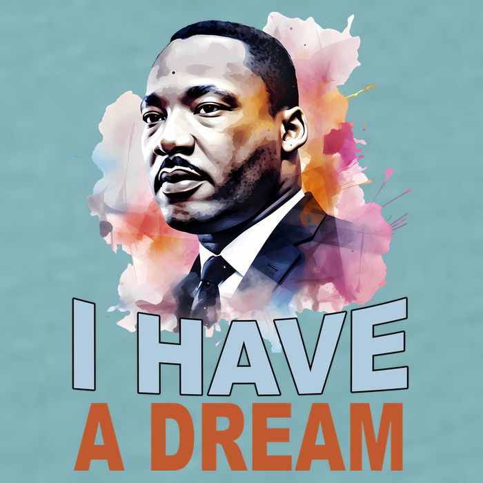 I Have A Dream Martin Luther King Jr. Mlk Day Sueded Cloud Jersey T-Shirt