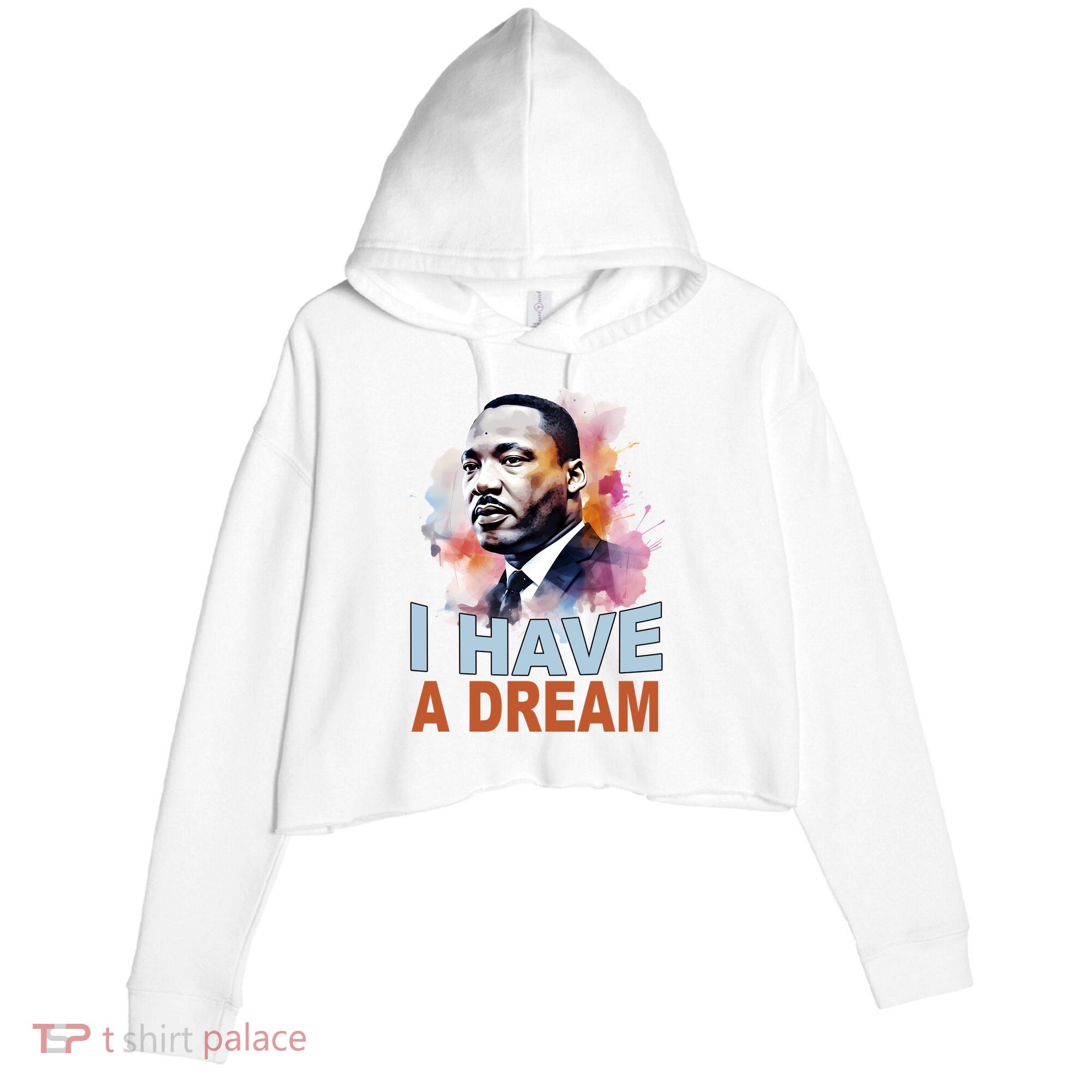 I Have A Dream Martin Luther King Jr. Mlk Day Crop Fleece Hoodie