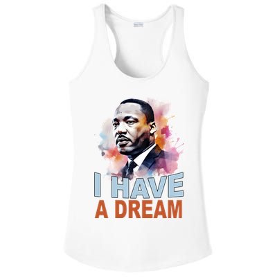 I Have A Dream Martin Luther King Jr. Mlk Day Ladies PosiCharge Competitor Racerback Tank