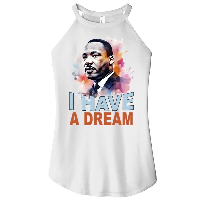I Have A Dream Martin Luther King Jr. Mlk Day Women's Perfect Tri Rocker Tank