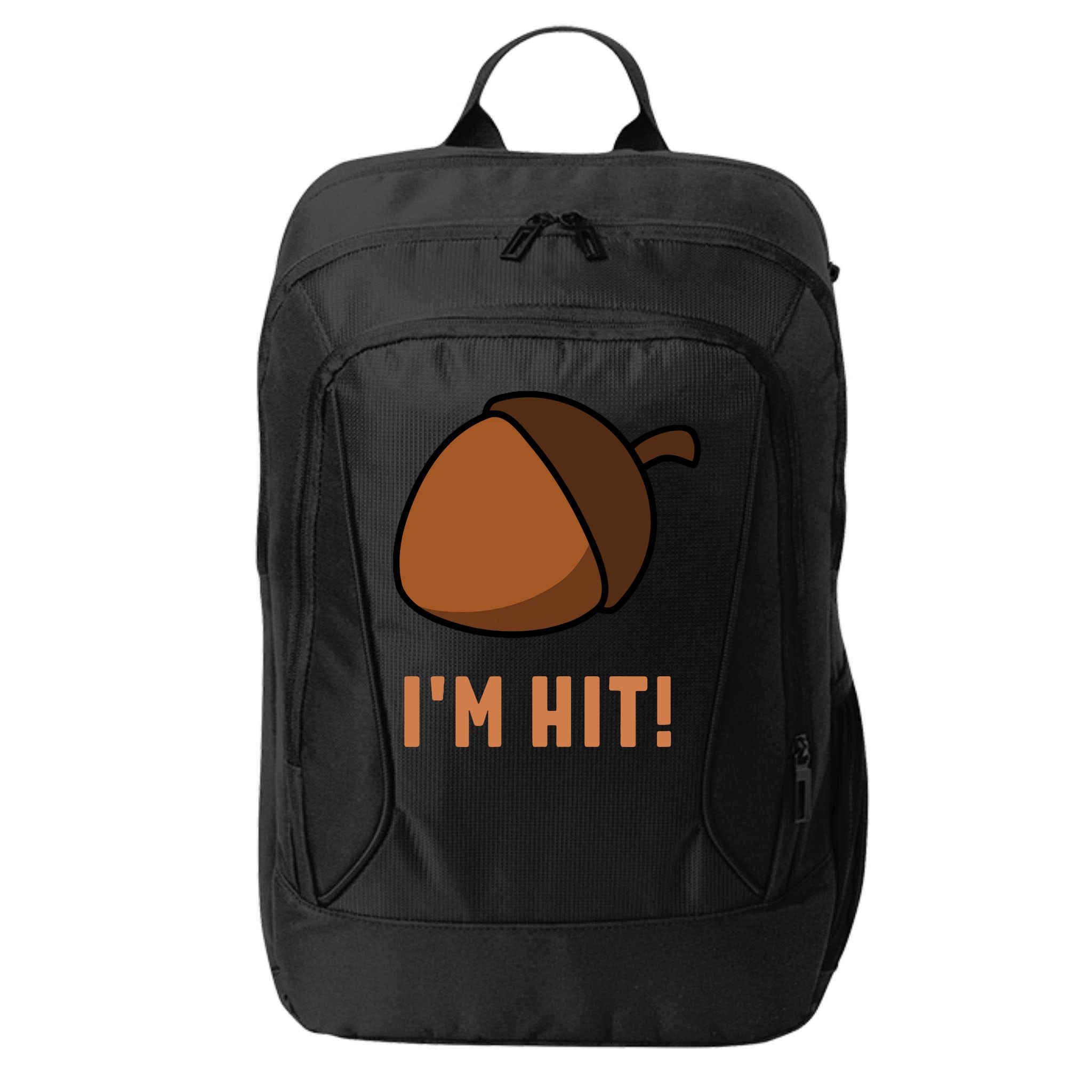 Im Hit Acorn Meme Funny Cop Parody 2024 Police City Backpack
