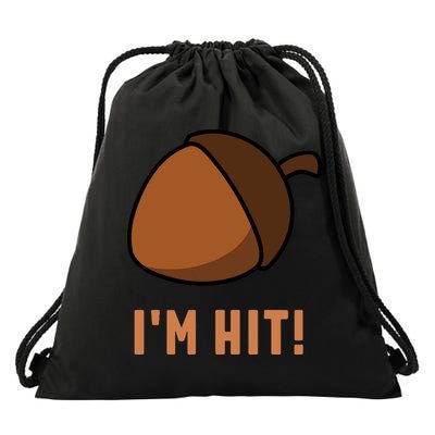 Im Hit Acorn Meme Funny Cop Parody 2024 Police Drawstring Bag