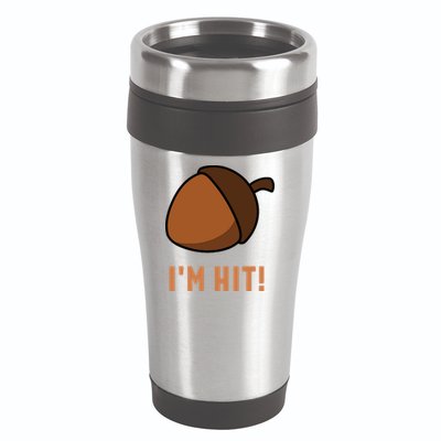 Im Hit Acorn Meme Funny Cop Parody 2024 Police 16oz Travel Tumbler