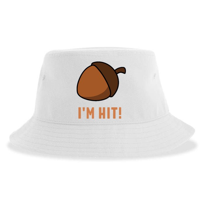 Im Hit Acorn Meme Funny Cop Parody 2024 Police Sustainable Bucket Hat