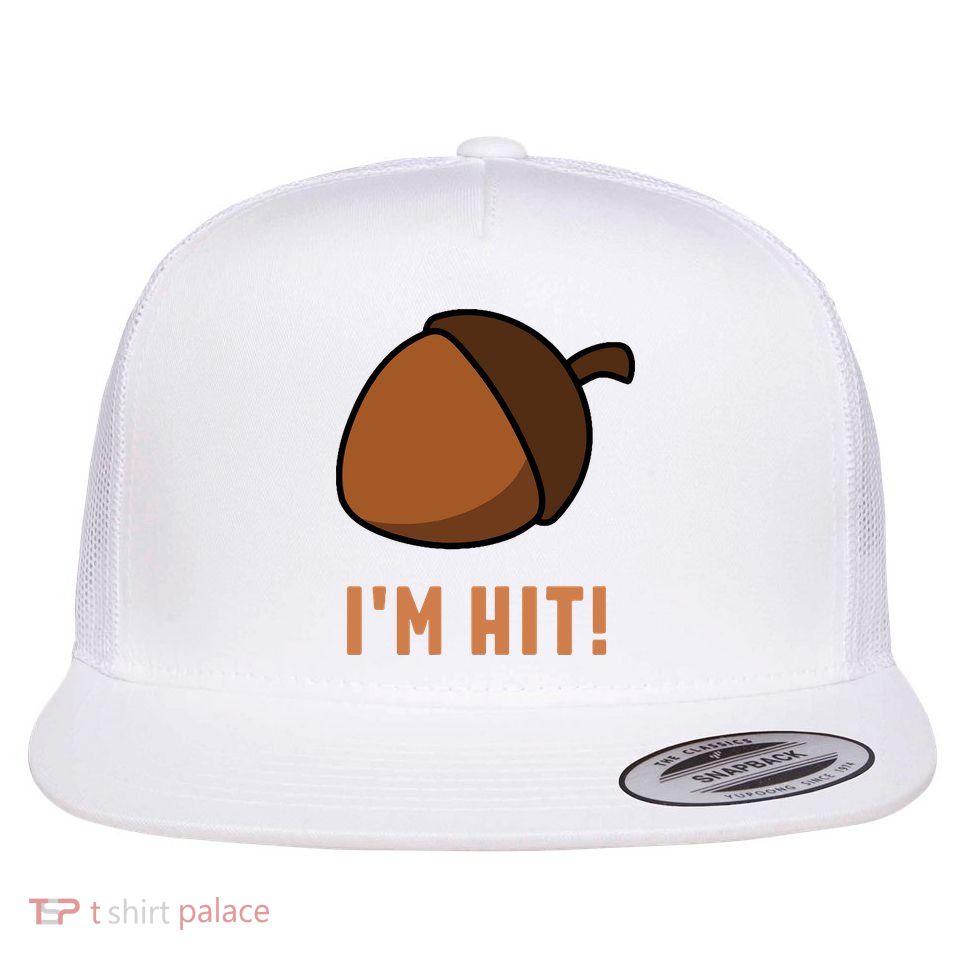 Im Hit Acorn Meme Funny Cop Parody 2024 Police Flatbill Hat