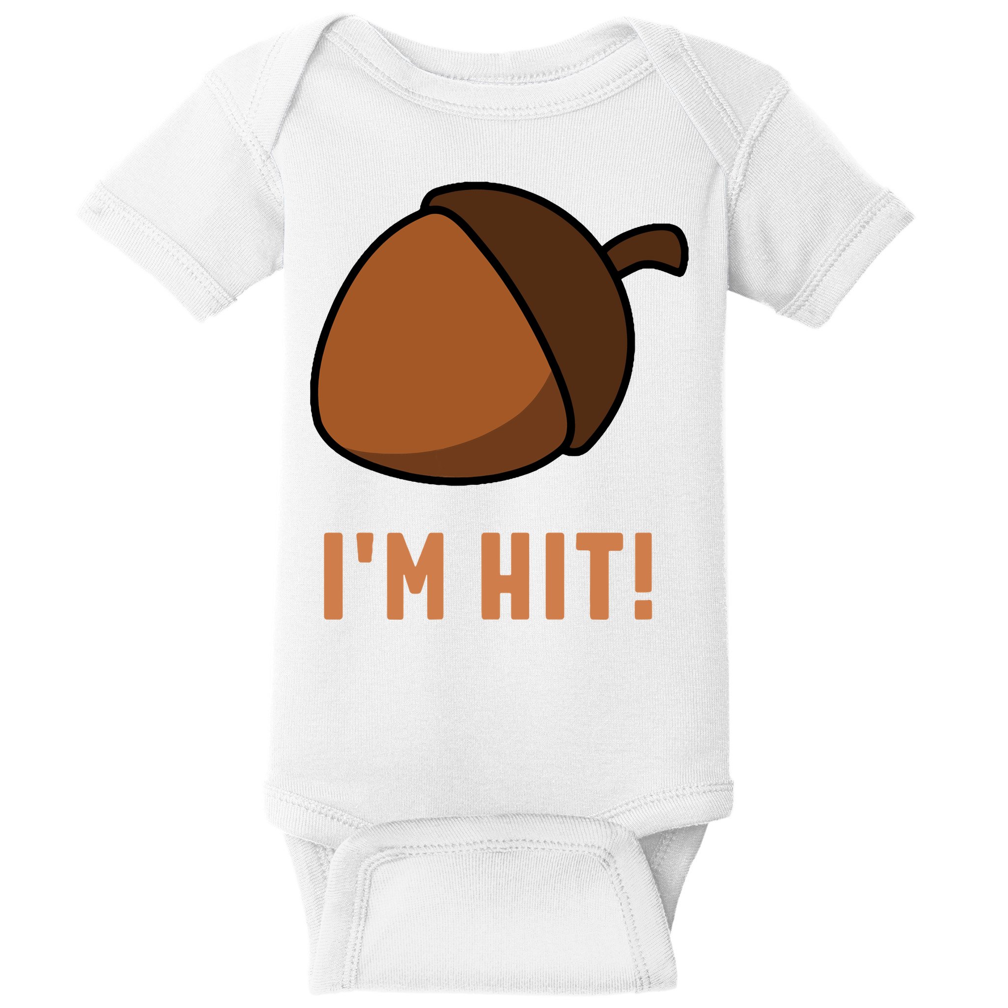 Im Hit Acorn Meme Funny Cop Parody 2024 Police Baby Bodysuit