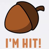Im Hit Acorn Meme Funny Cop Parody 2024 Police Cropped Pullover Crew