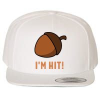Im Hit Acorn Meme Funny Cop Parody 2024 Police Wool Snapback Cap