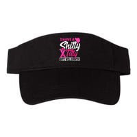 I Have A Shitty Titty But I Will Survive Breast Cancer Valucap Bio-Washed Visor