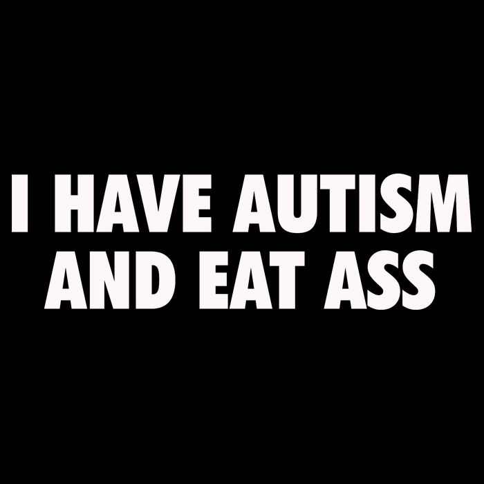 I Have Autism And Eat Ass Drawstring Bag