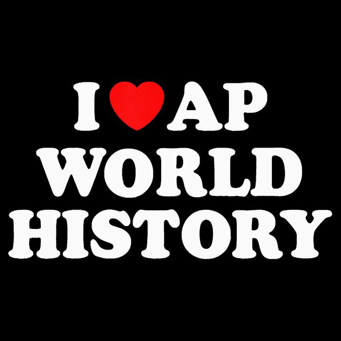 I Heart AP World History Red Heart Funny Retro Design Sweatshirt