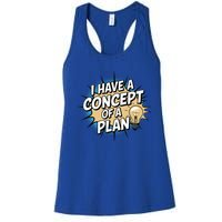 I Have A Concept Of A Plan Women's Racerback Tank