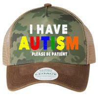 I Have Autism Please Be Patient Legacy Tie Dye Trucker Hat