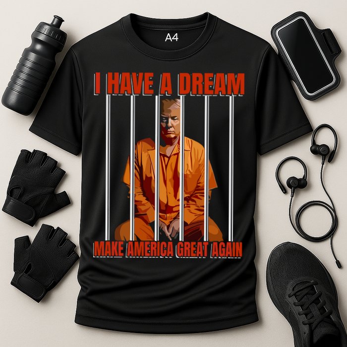 I Have A Dream Make America Great Again Cooling Performance Crew T-Shirt