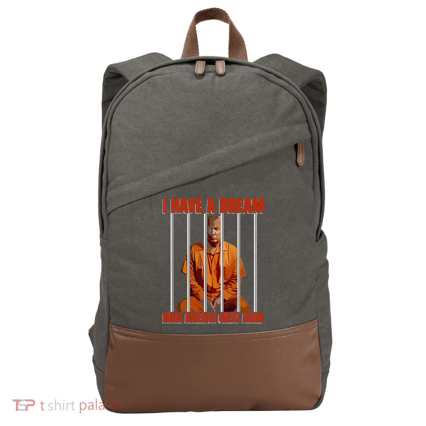 I Have A Dream Make America Great Again Cotton Canvas Backpack