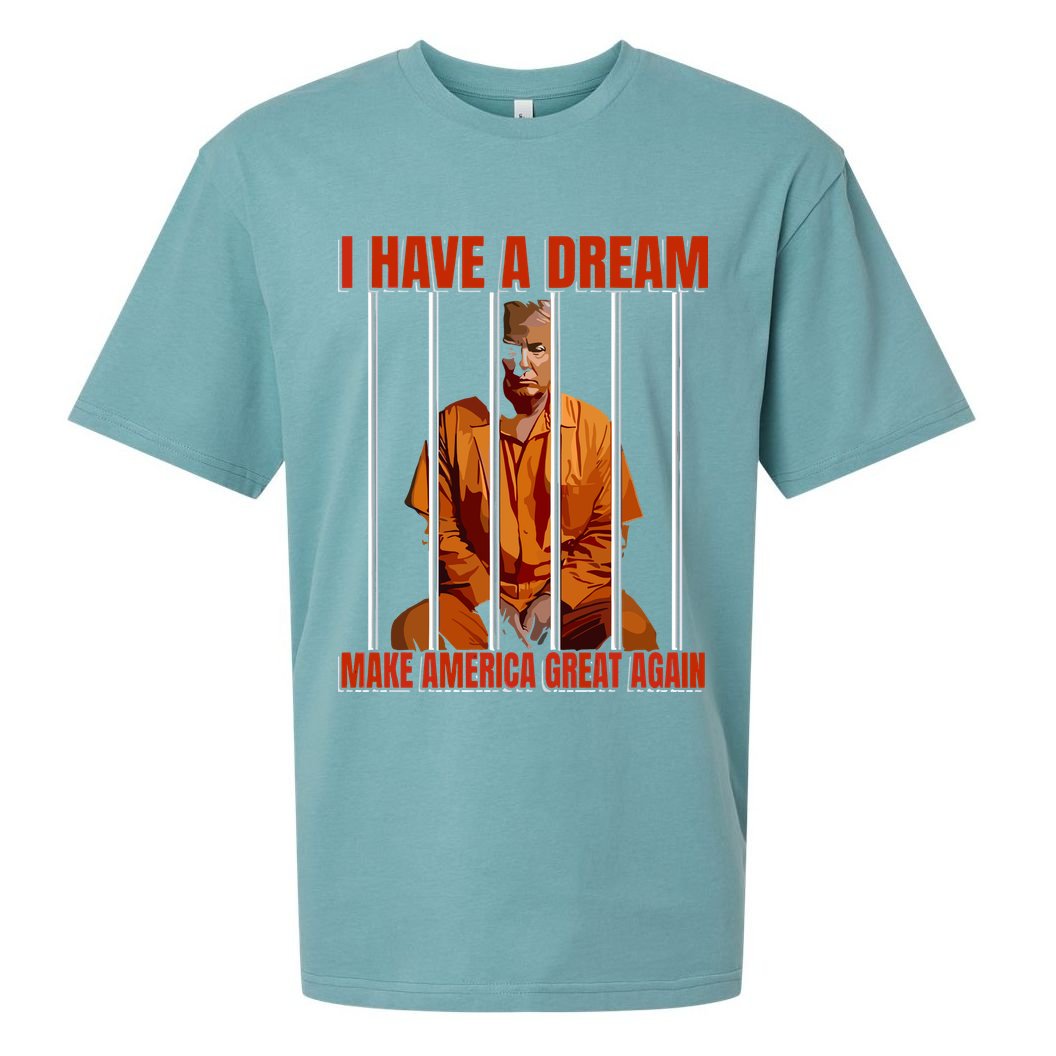 I Have A Dream Make America Great Again Sueded Cloud Jersey T-Shirt