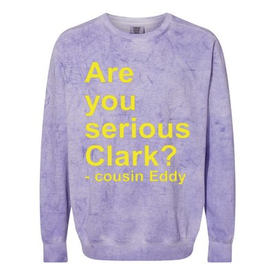 Iowa Hawks Are You Seriou Clark Colorblast Crewneck Sweatshirt