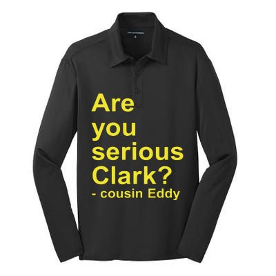 Iowa Hawks Are You Seriou Clark Silk Touch Performance Long Sleeve Polo