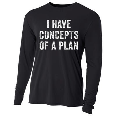 I Have A Concept Of A Plan Trump Harris Cooling Performance Long Sleeve Crew