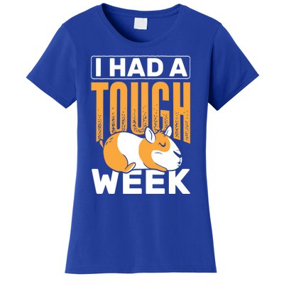 I Had A Tough Week Animals Guinea Pig Gift Women's T-Shirt