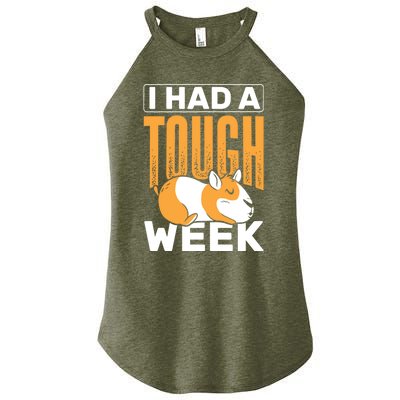 I Had A Tough Week Animals Guinea Pig Gift Women’s Perfect Tri Rocker Tank